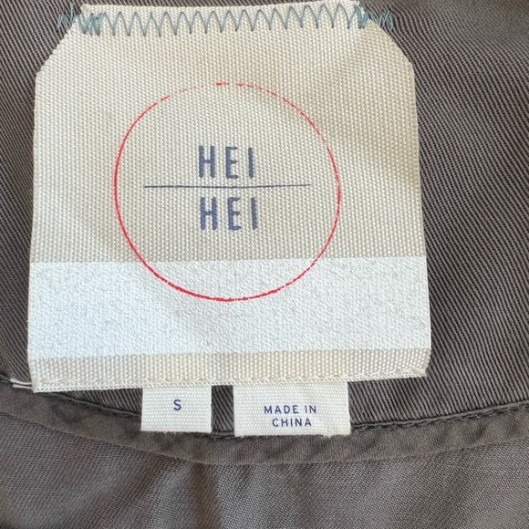 Anthropologie Hei Hei Grey Open Front Jacket - Size Small - Picture 9 of 16